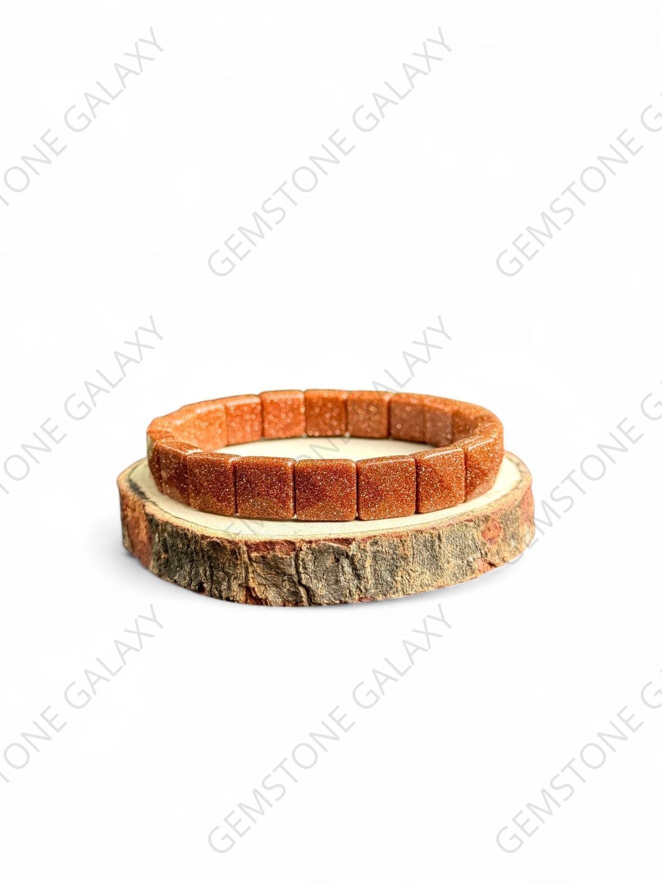 Sunstone Square Cut Bracelet