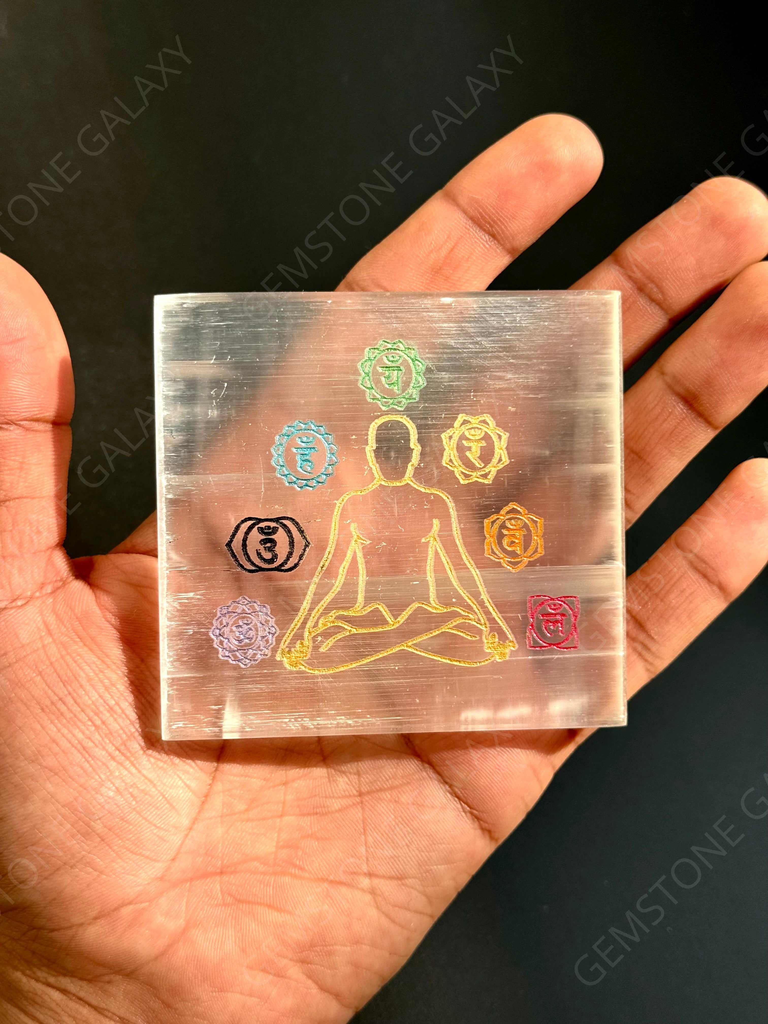 Crystals Charging Selenite Plate