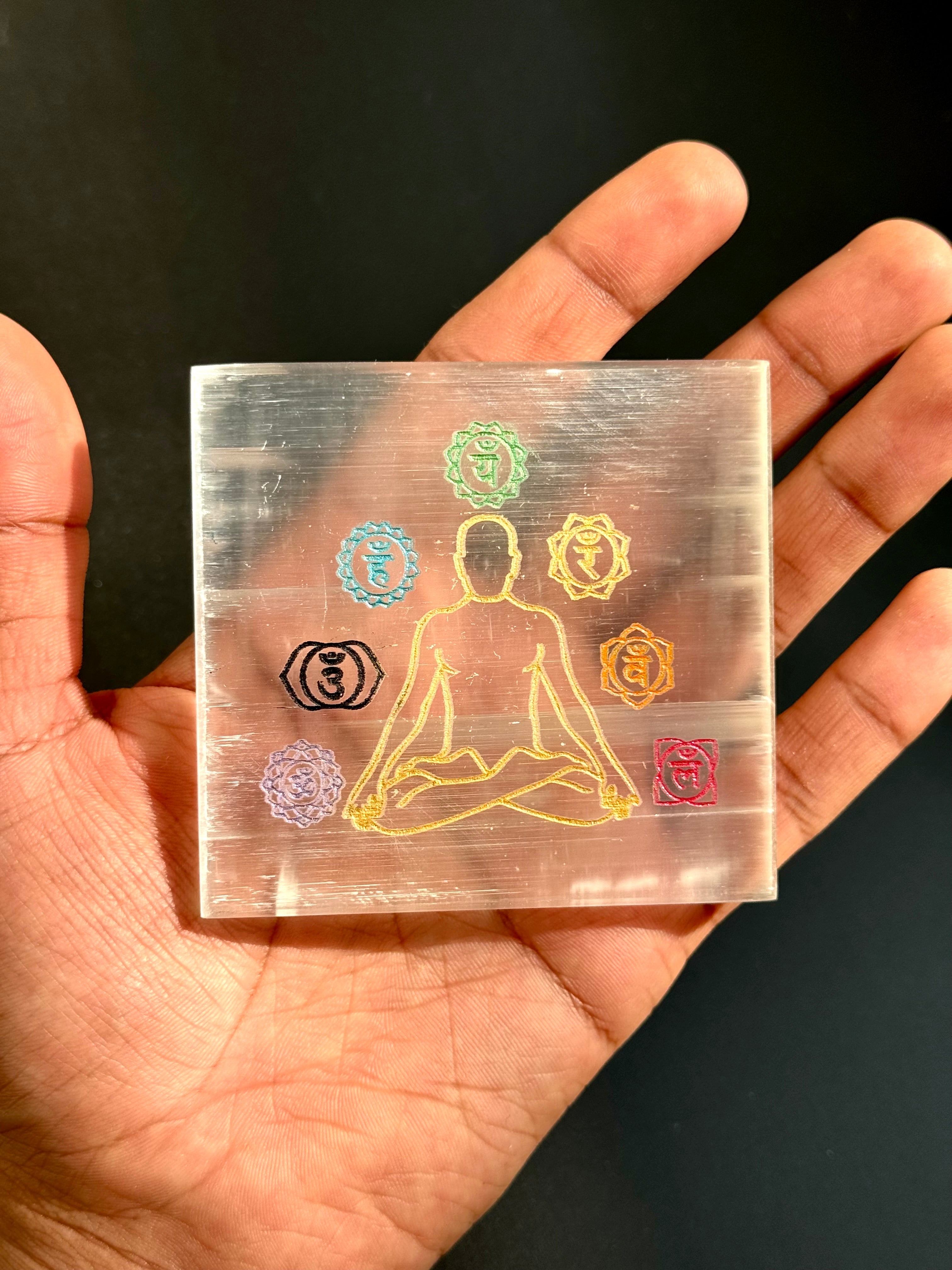 Crystals Charging Selenite Plate