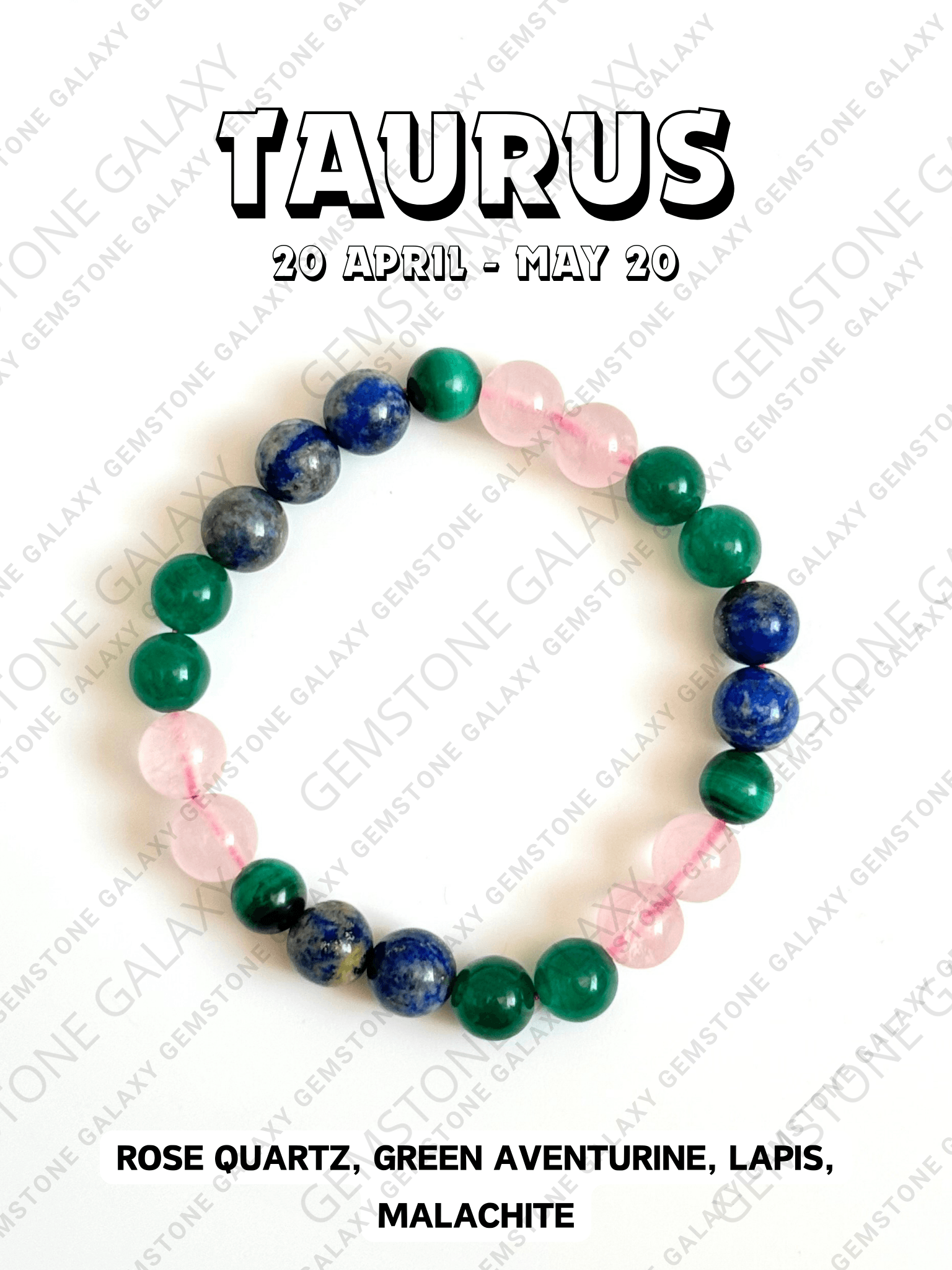 Taurus Zodiac Bracelet (वृषभ राशि)