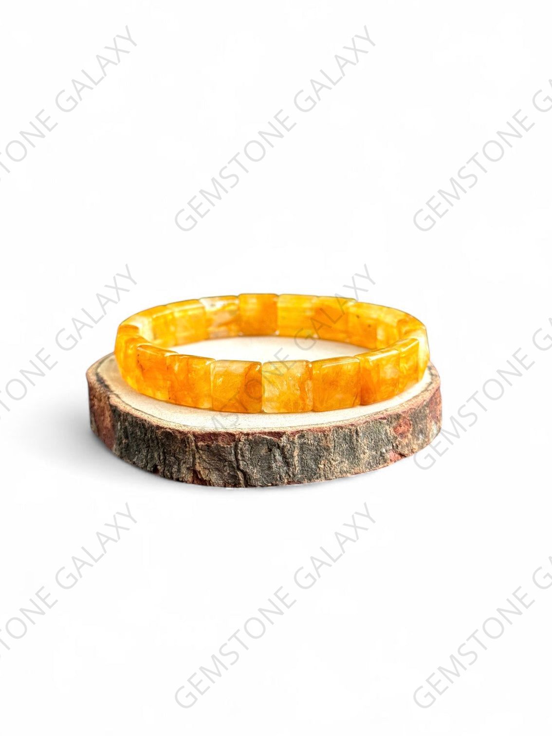 Citrine Square Cut Bracelet