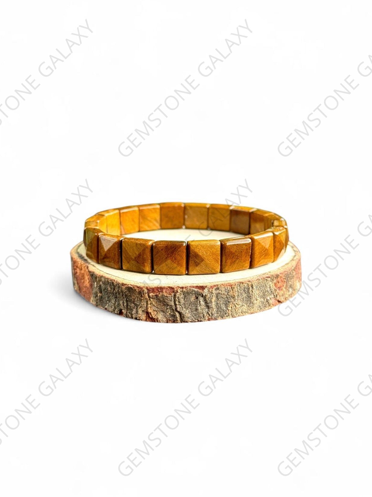 Tiger Eye Square Cut Bracelet