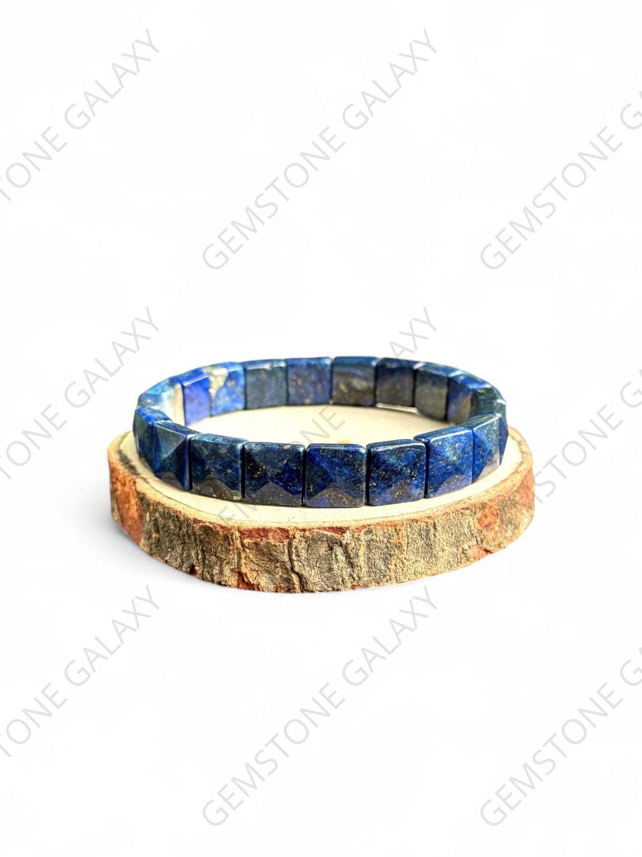 Lapis Lazuli Square Cut Bracelet