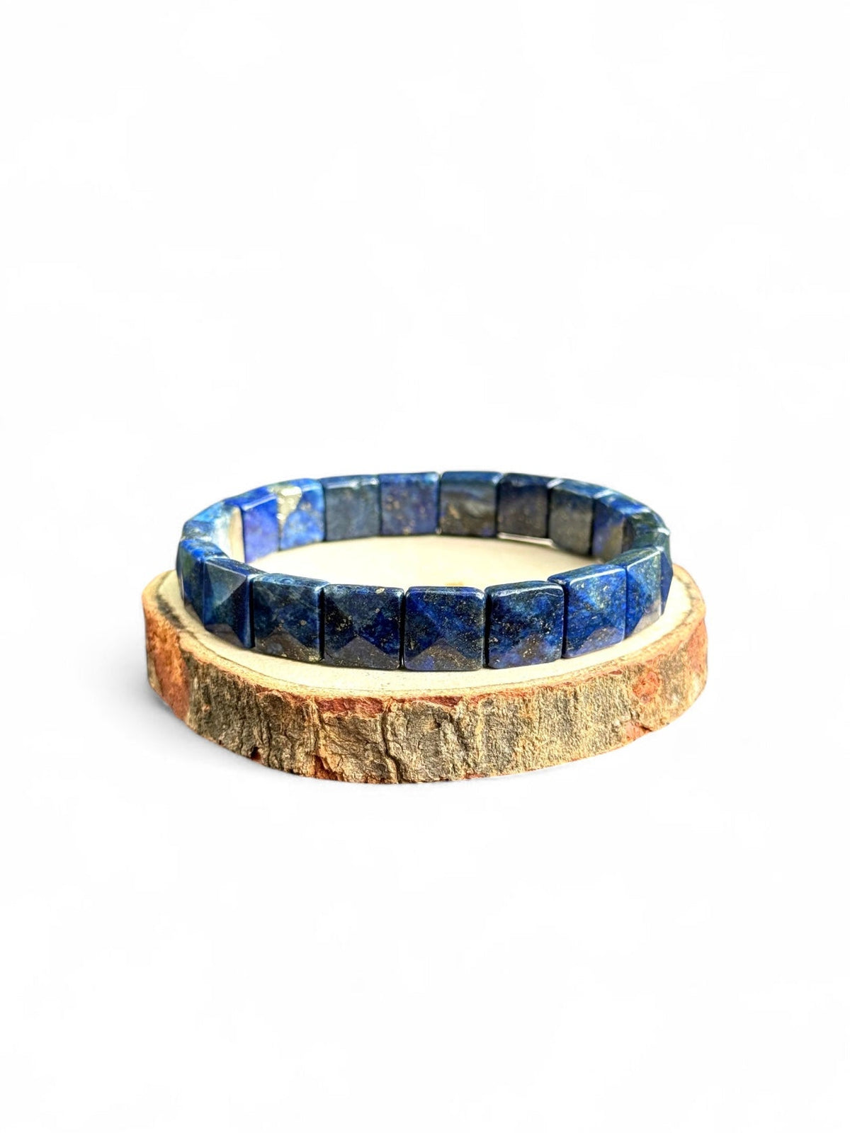 Lapis Lazuli Square Cut Bracelet