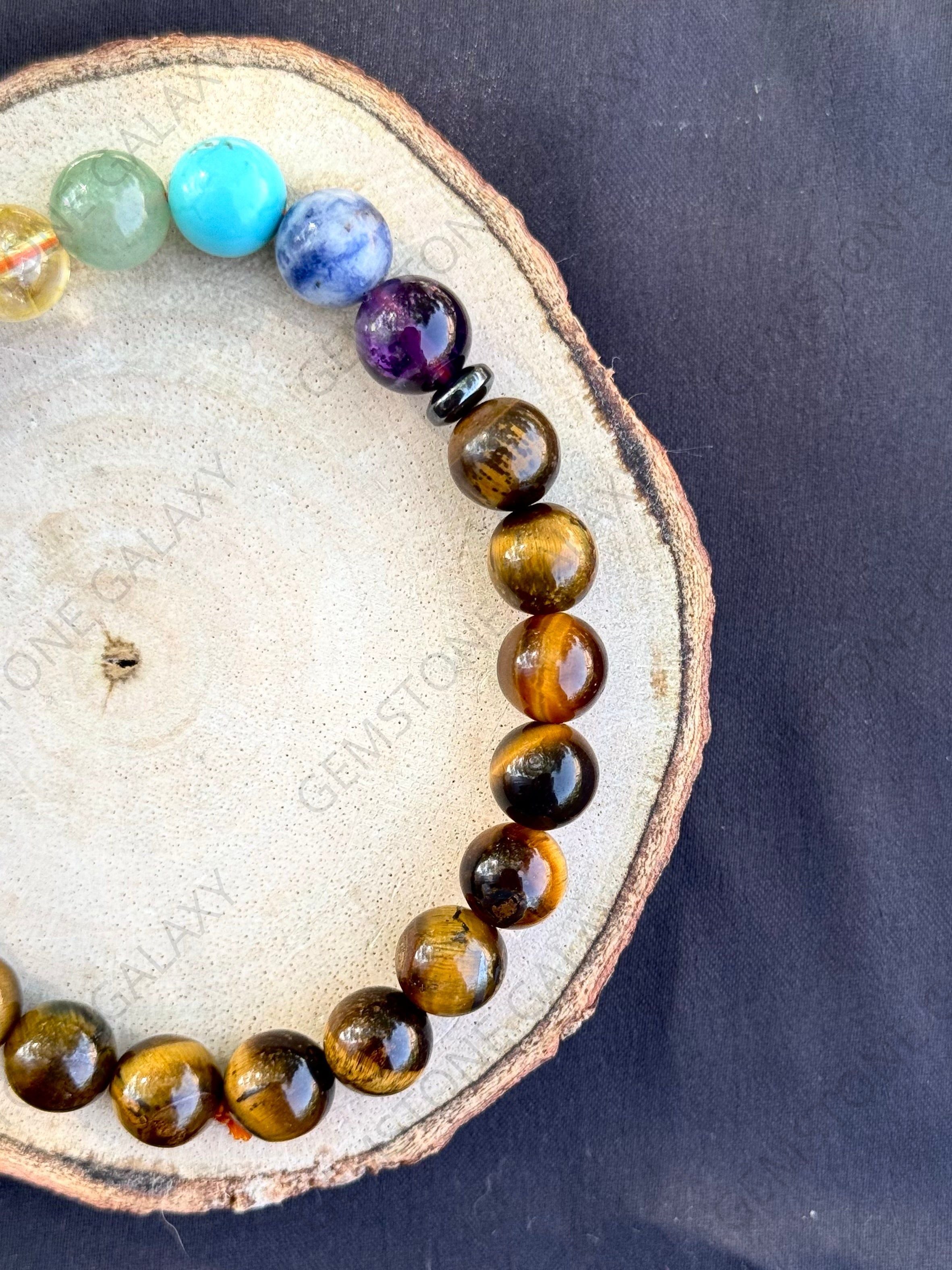 7 Chakra - Tiger Eye Bracelet