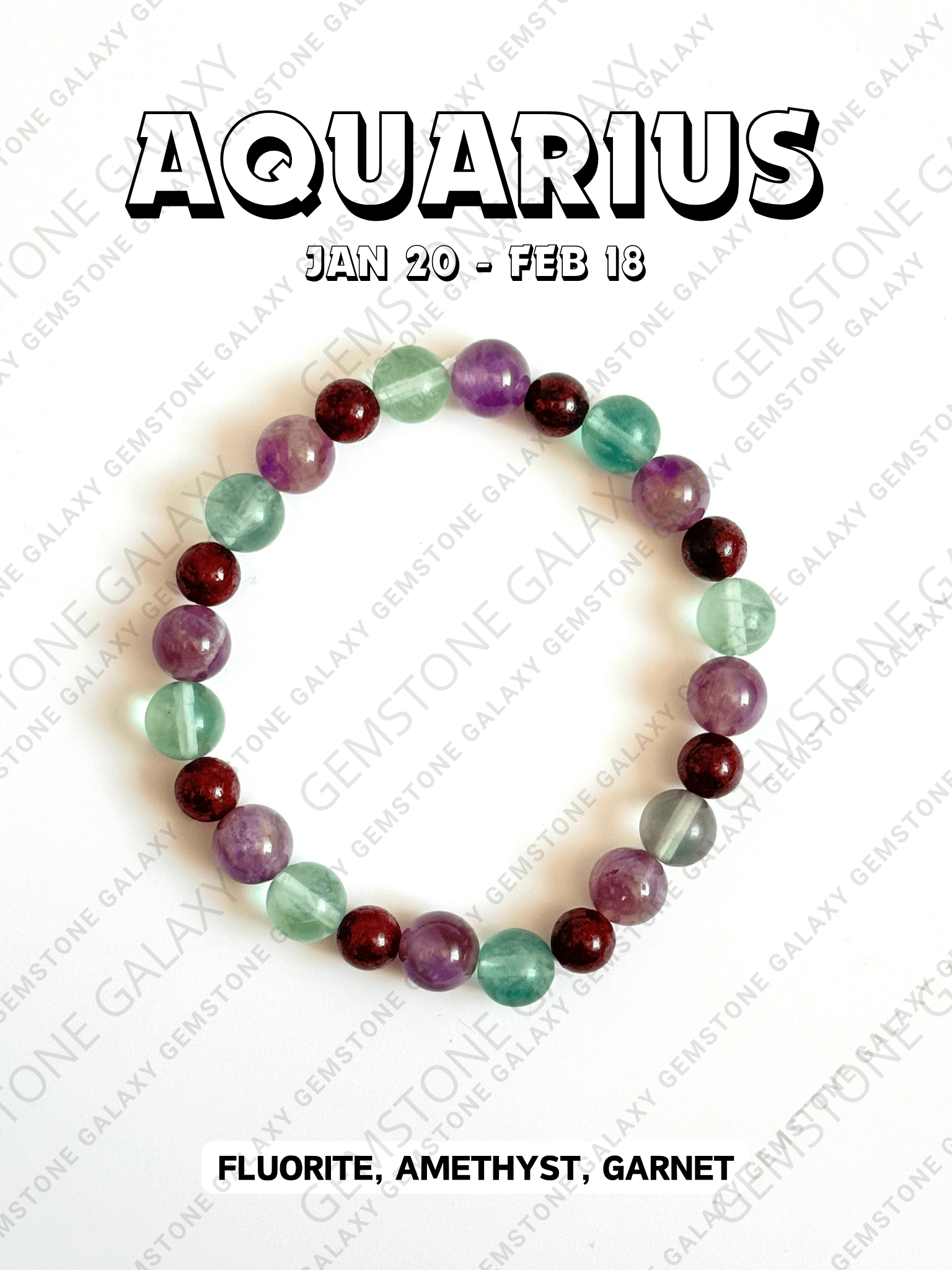 Aquarius Zodiac Bracelet (कुम्भ राशि)