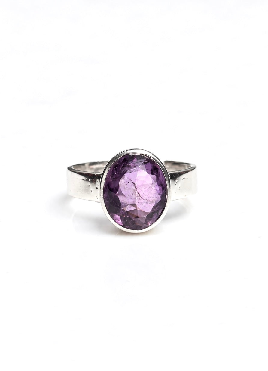 Amethyst Classic Adjustable Ring