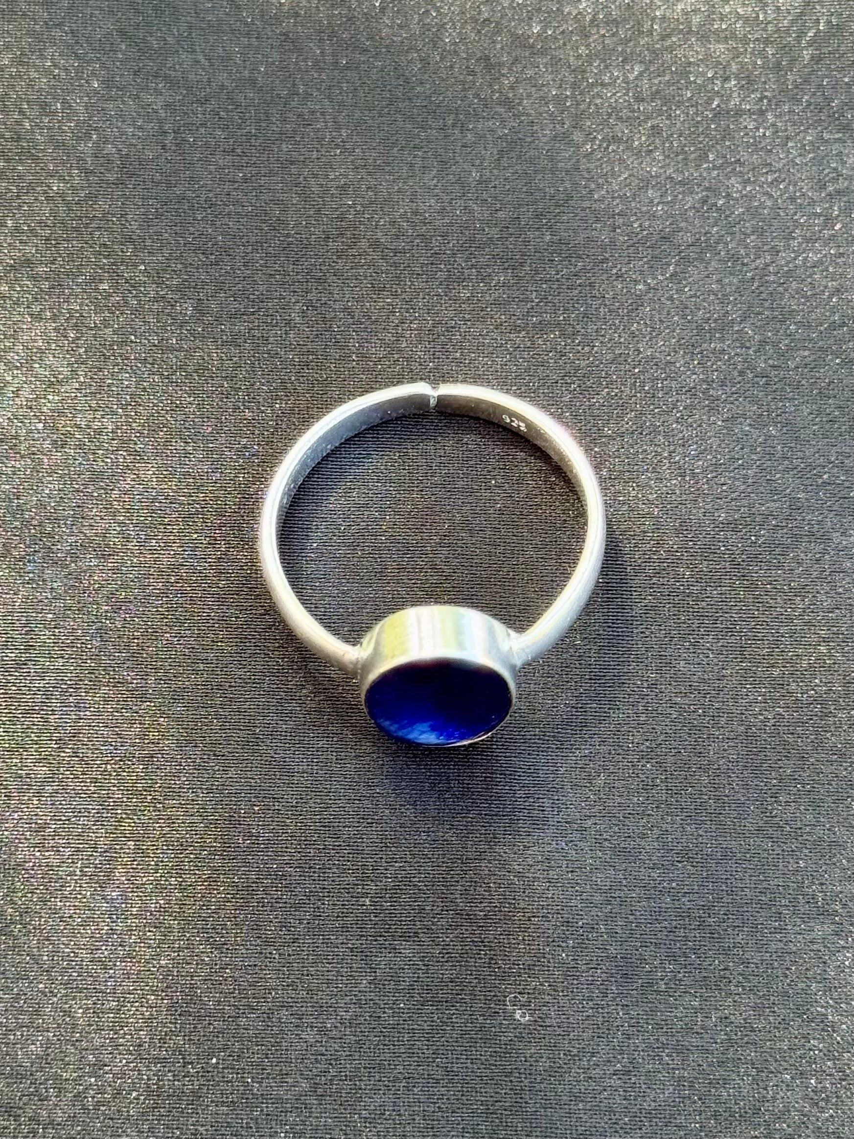 Blue Sapphire (Neelam) Adjustable Ring