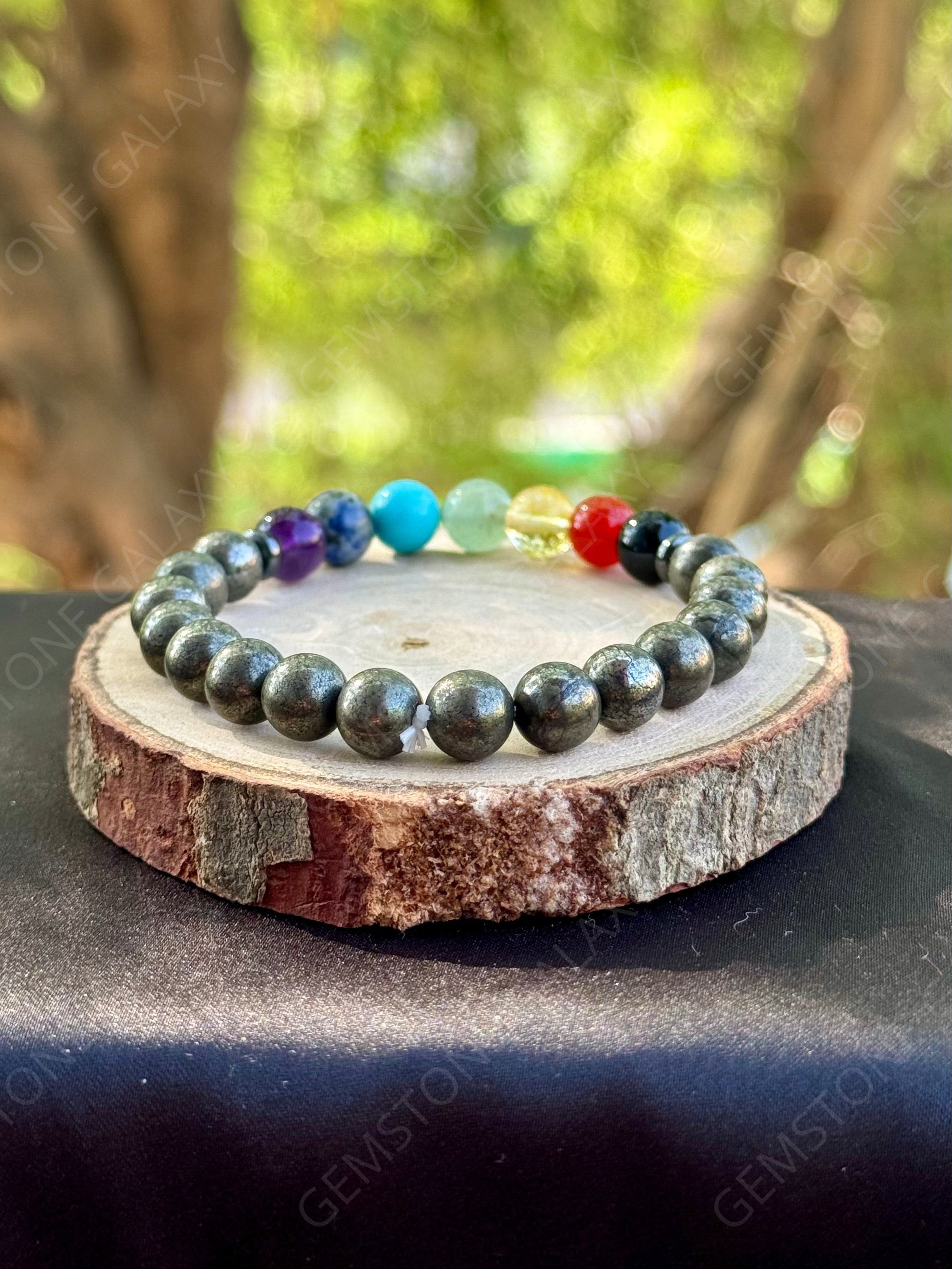 7 Chakra - Pyrite Bracelet