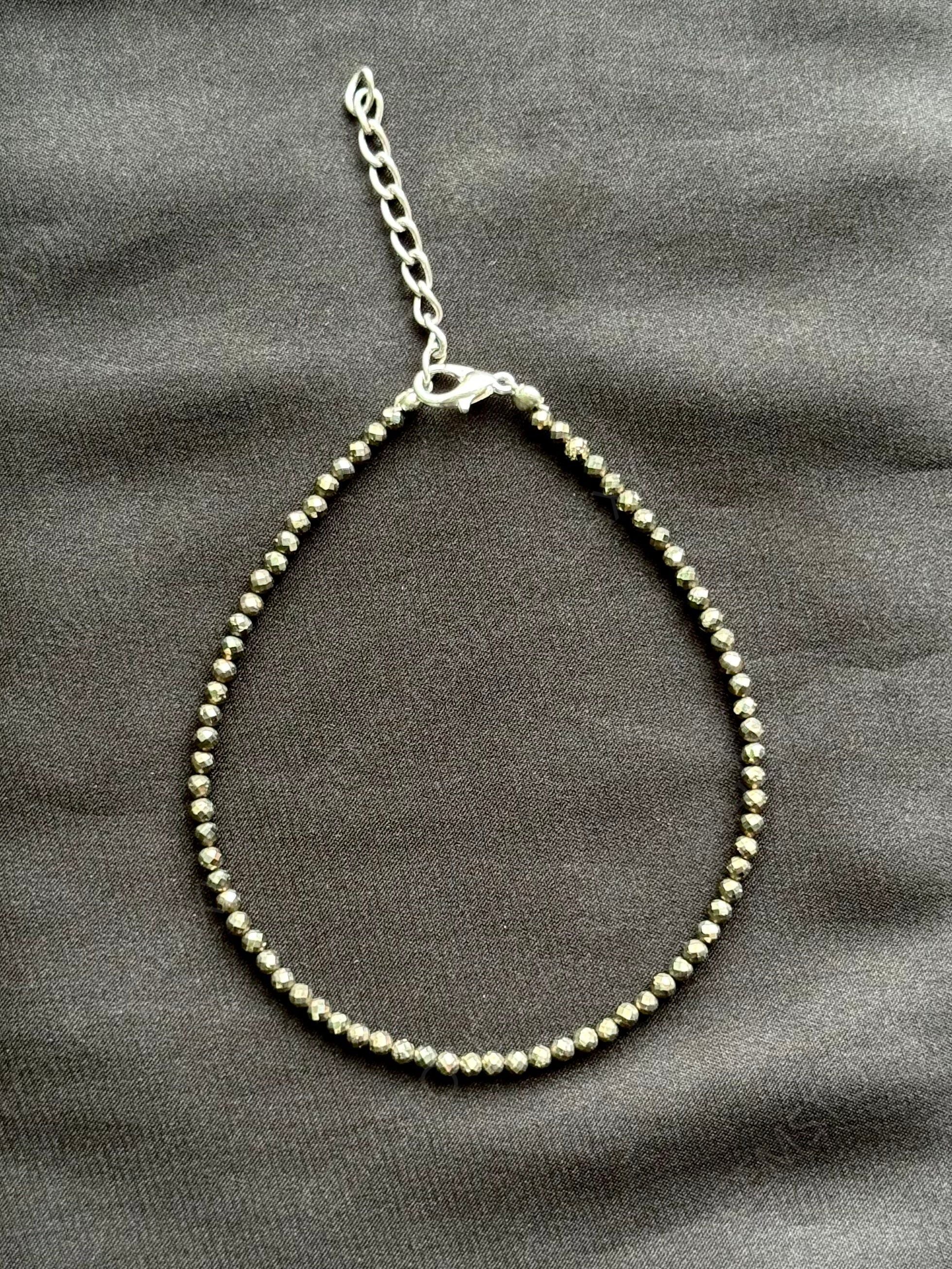 Pyrite Adjustable Anklet