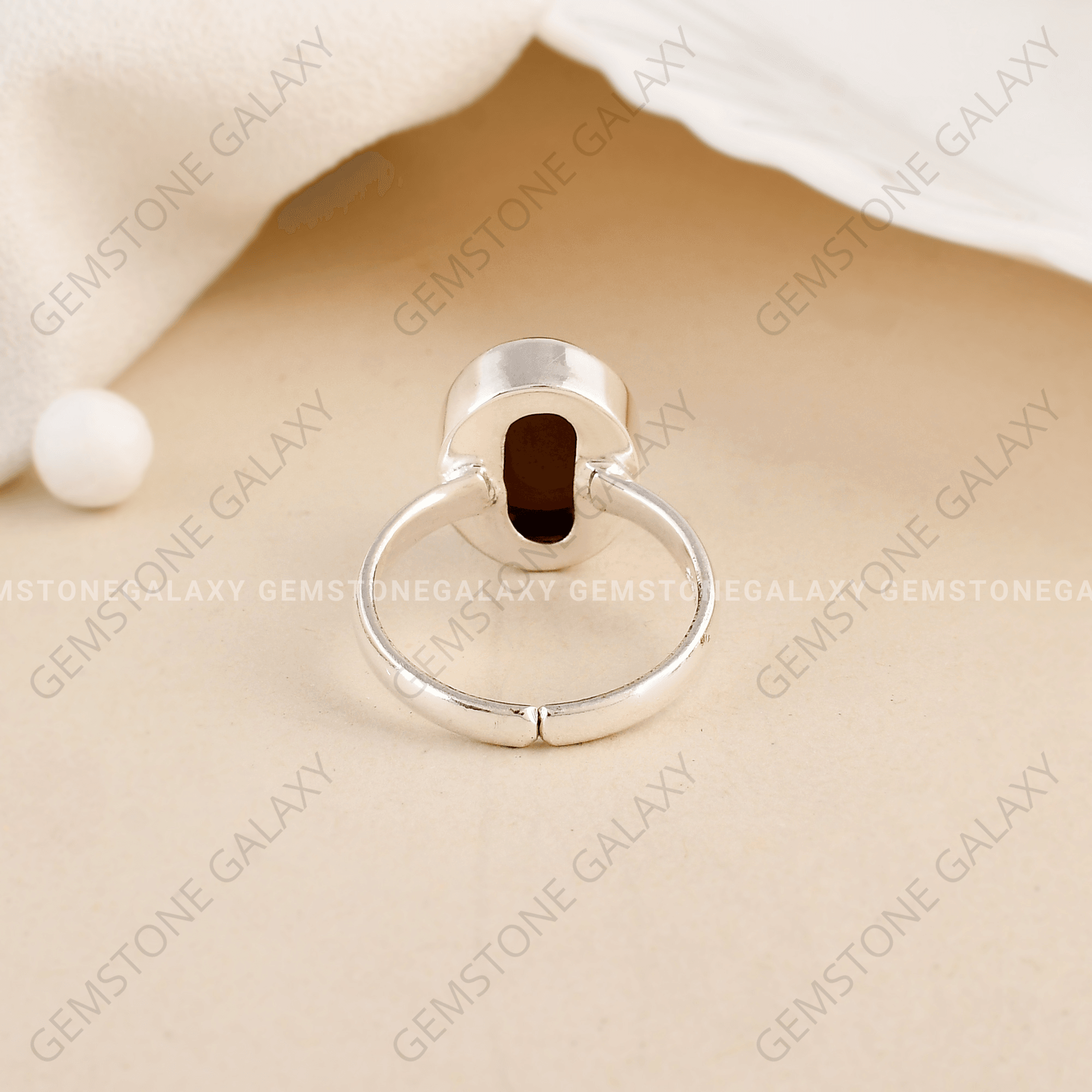 Smoky Quartz Adjustable Ring