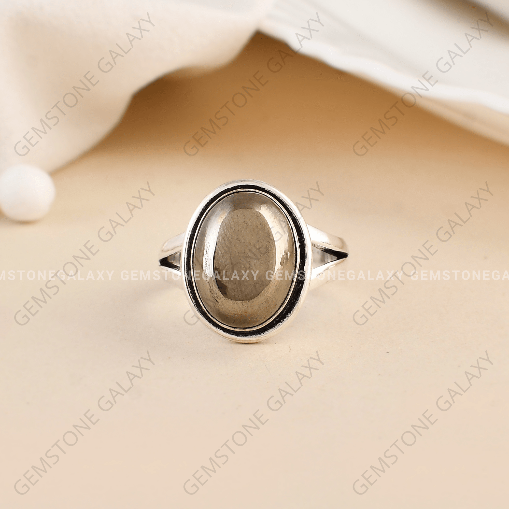 Pyrite Adjustable Ring