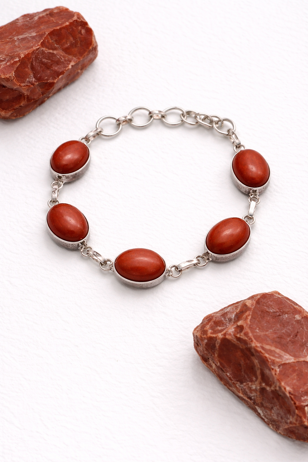 Red Jasper Adjustable Bracelet