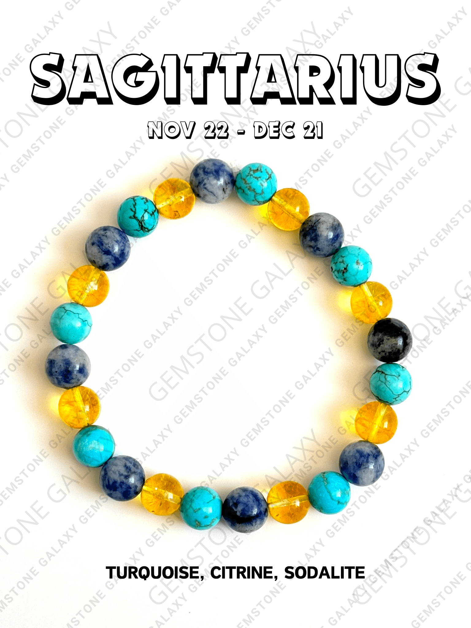 Sagittarius Zodiac Bracelet (धनु राशि)