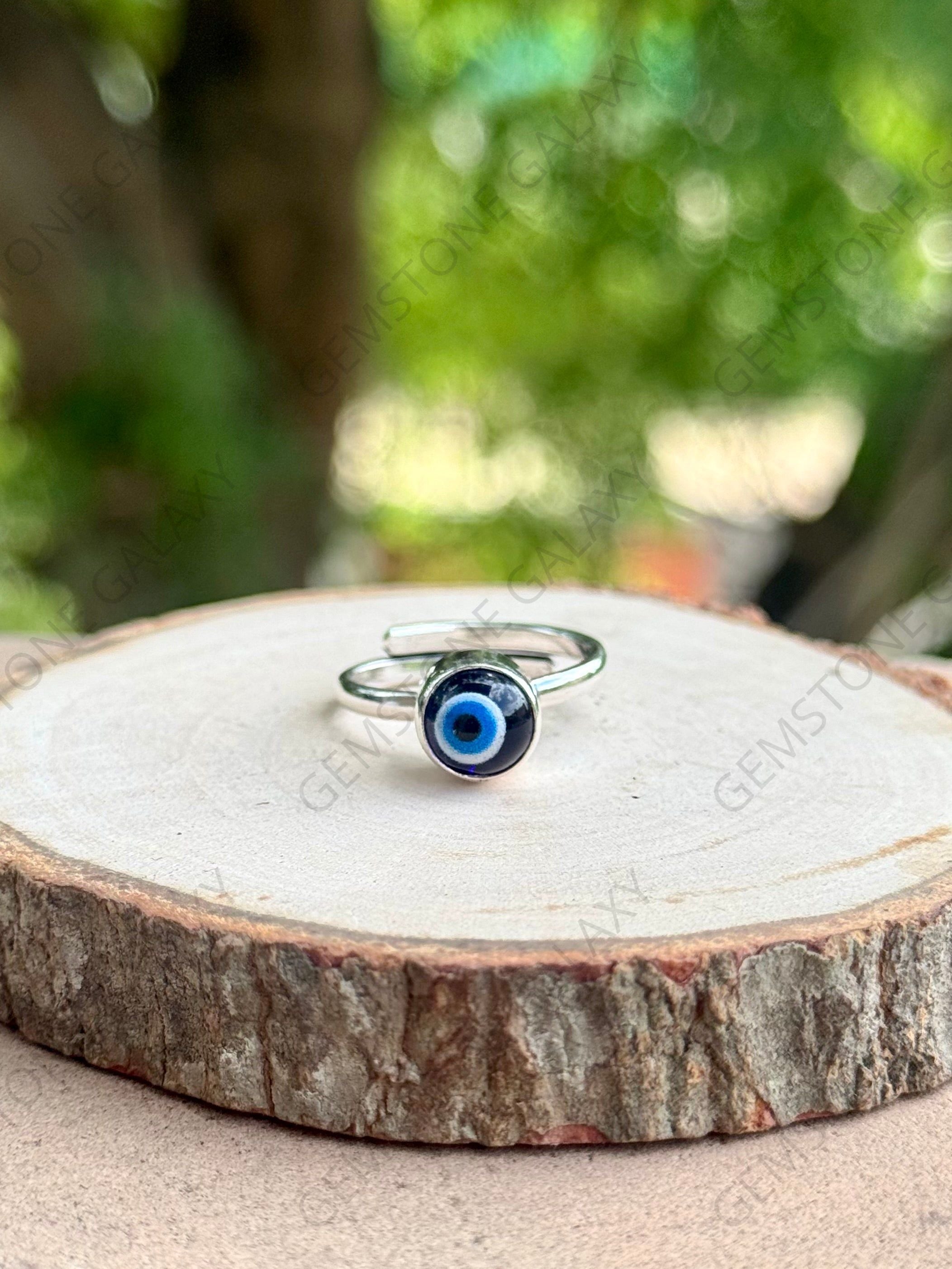 Evil Eye Adjustable Ring
