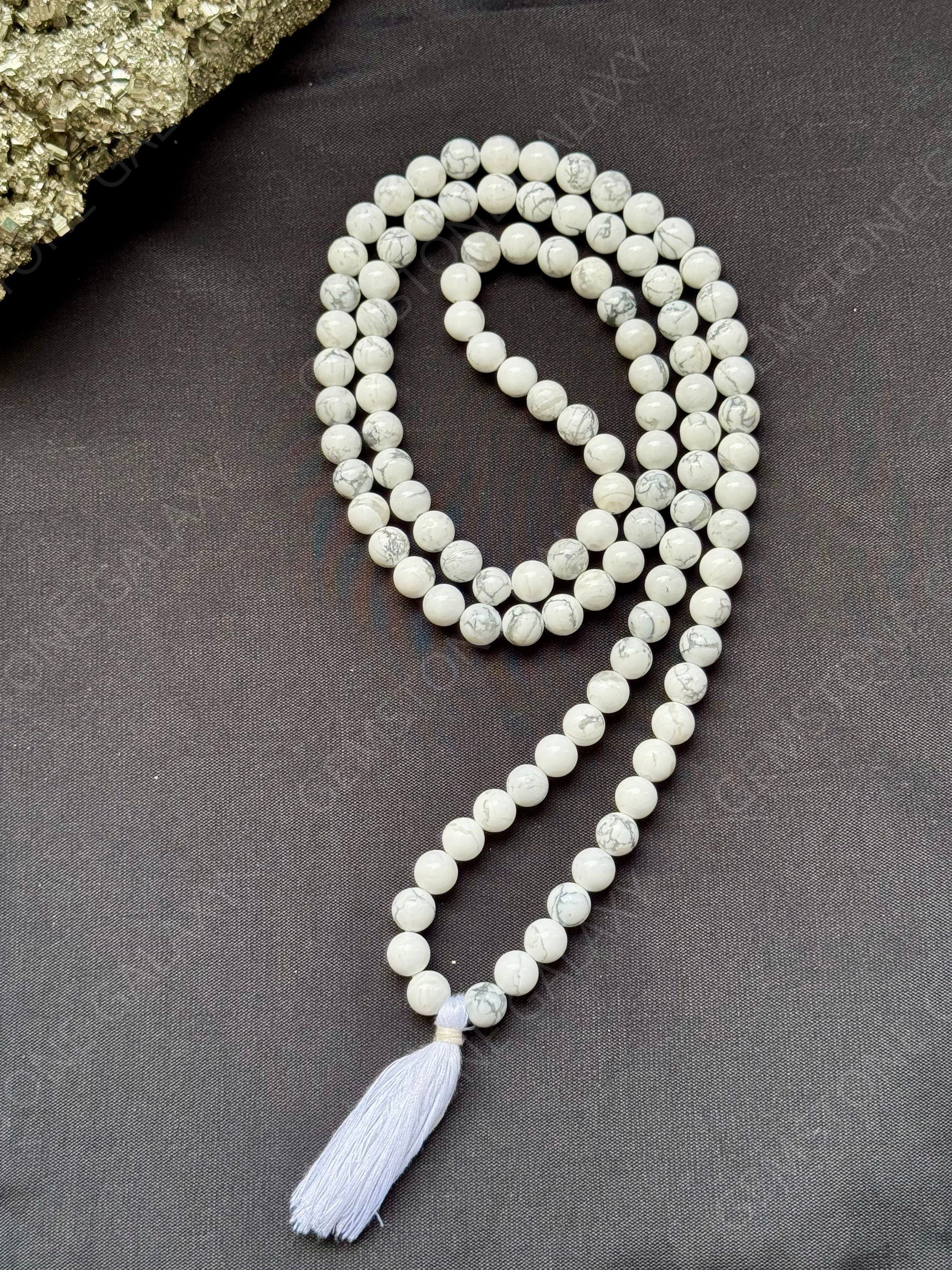 Howlite Mala