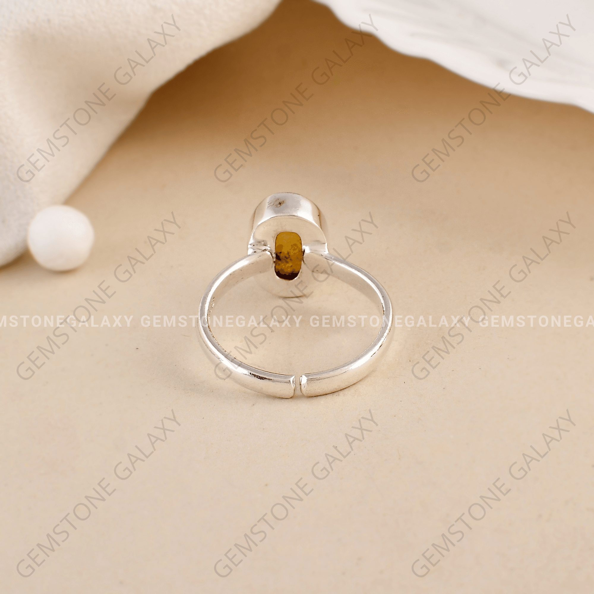 Amber Adjustable Ring