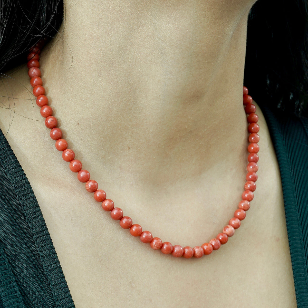 Red Coral (Moonga) Necklace
