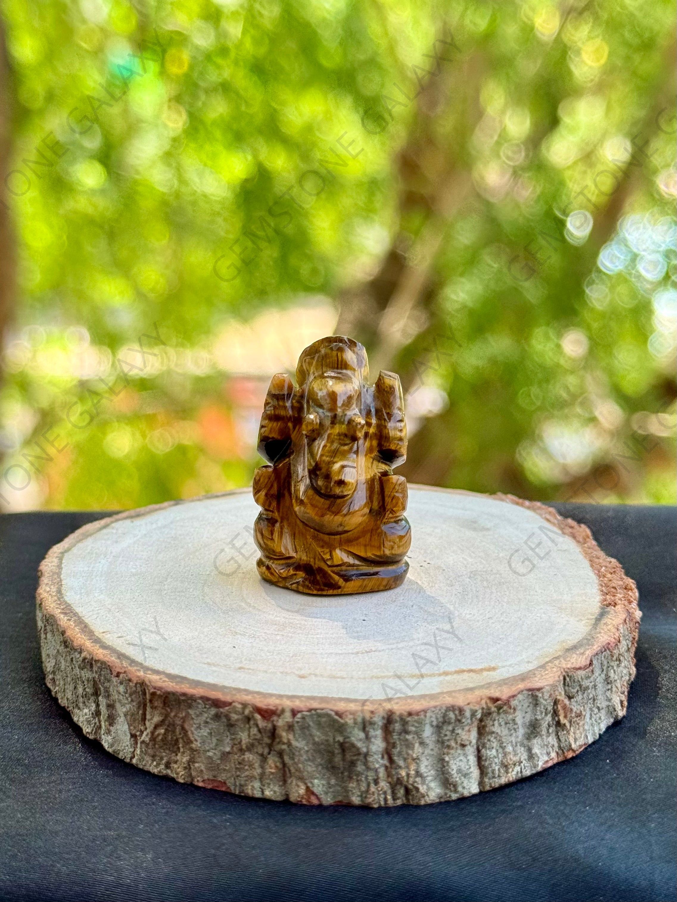 Tiger eye Mini Ganesha