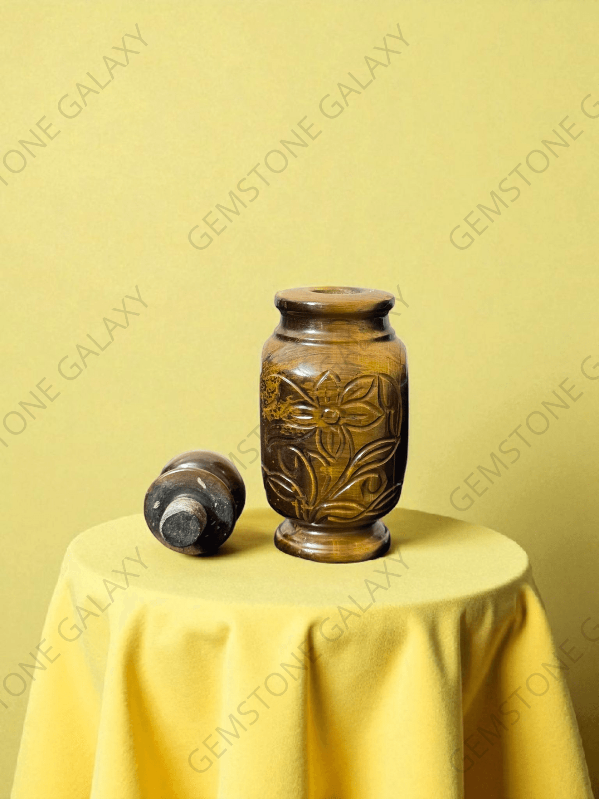 Tiger Eye Crystal Perfume Bottle