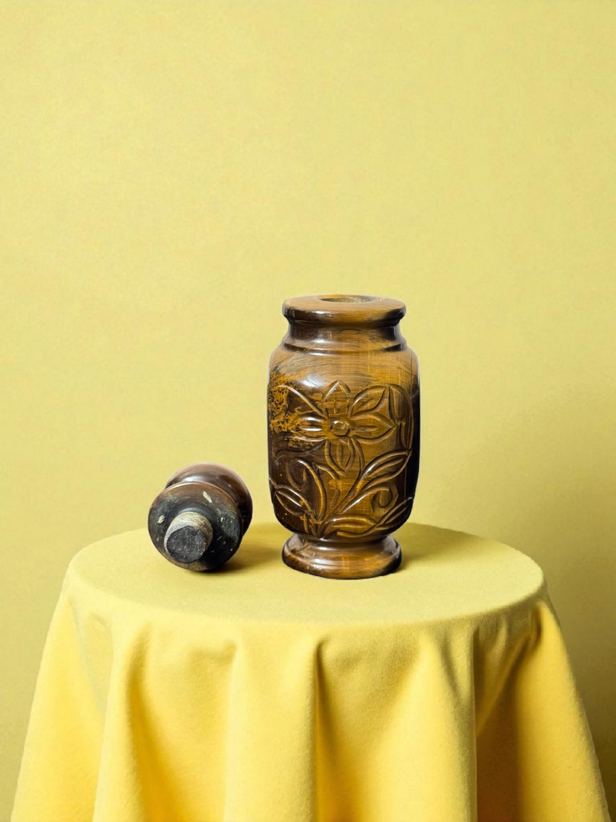 Tiger Eye Crystal Perfume Bottle