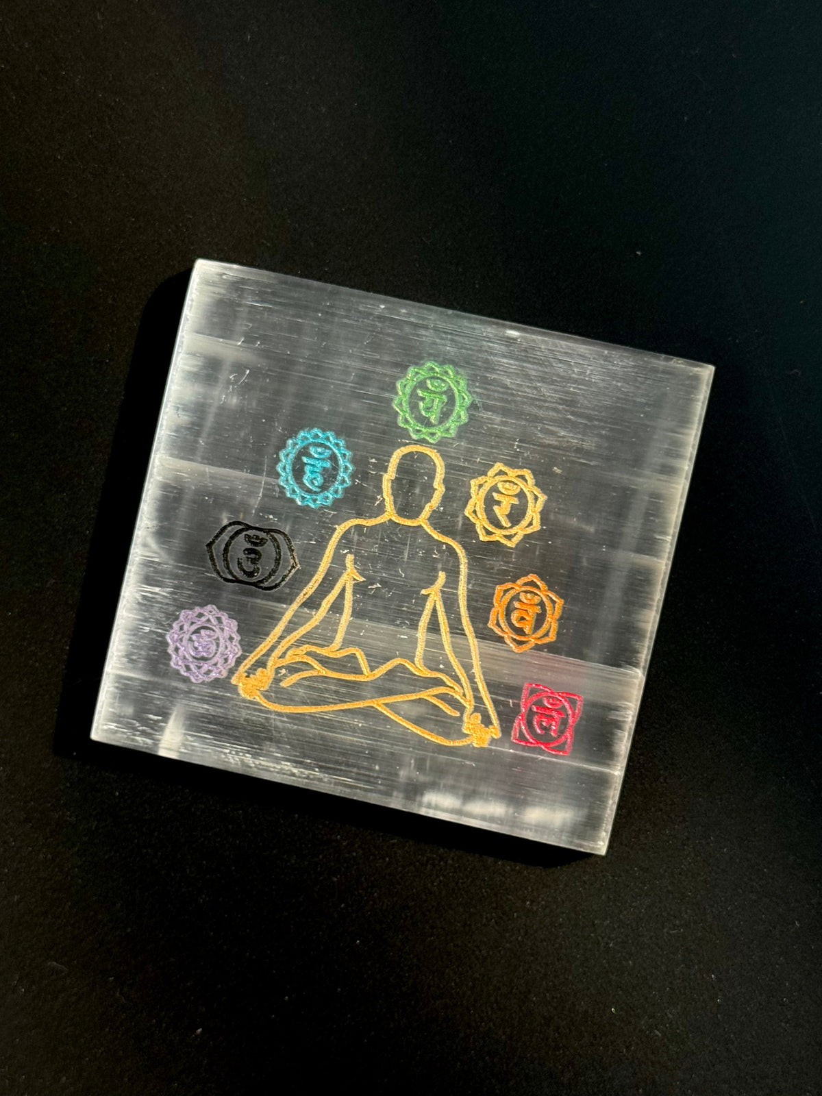 Crystals Charging Selenite Plate