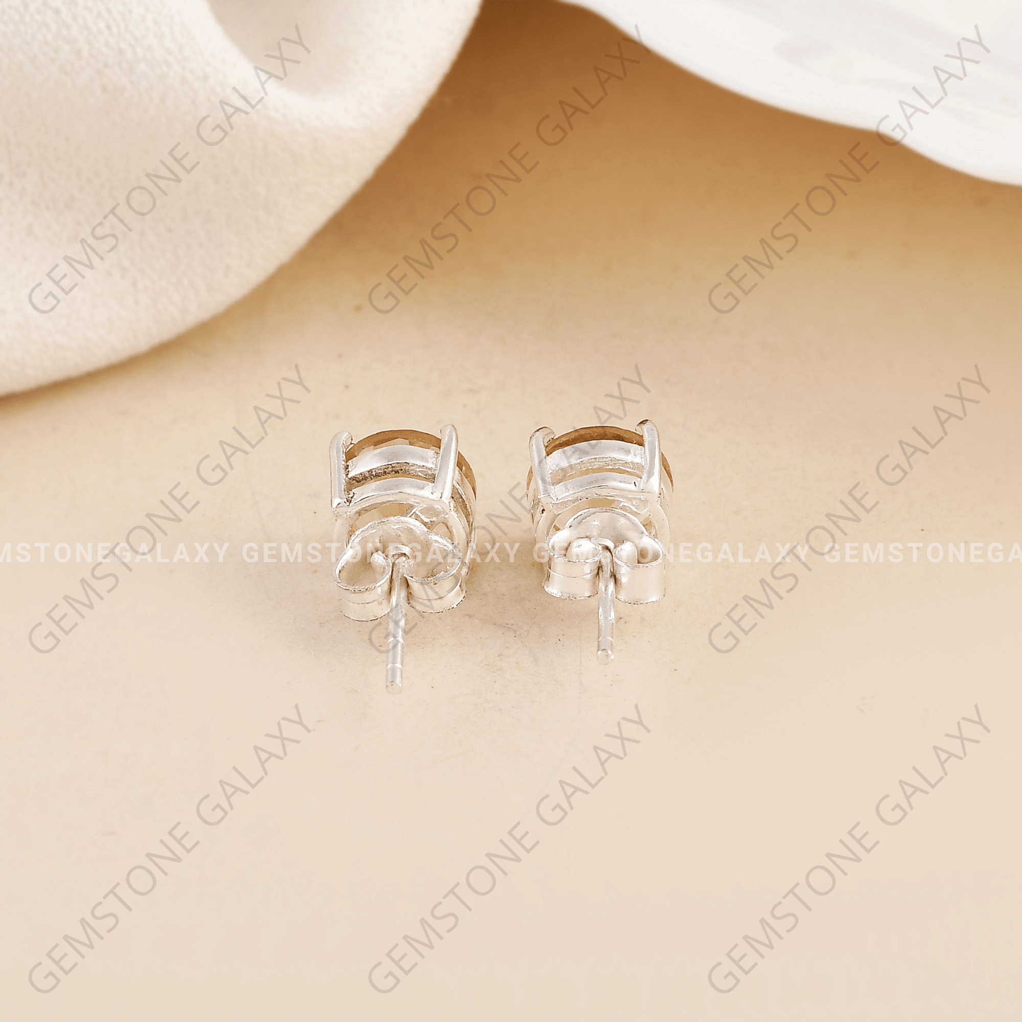 Citrine Stud Earrings