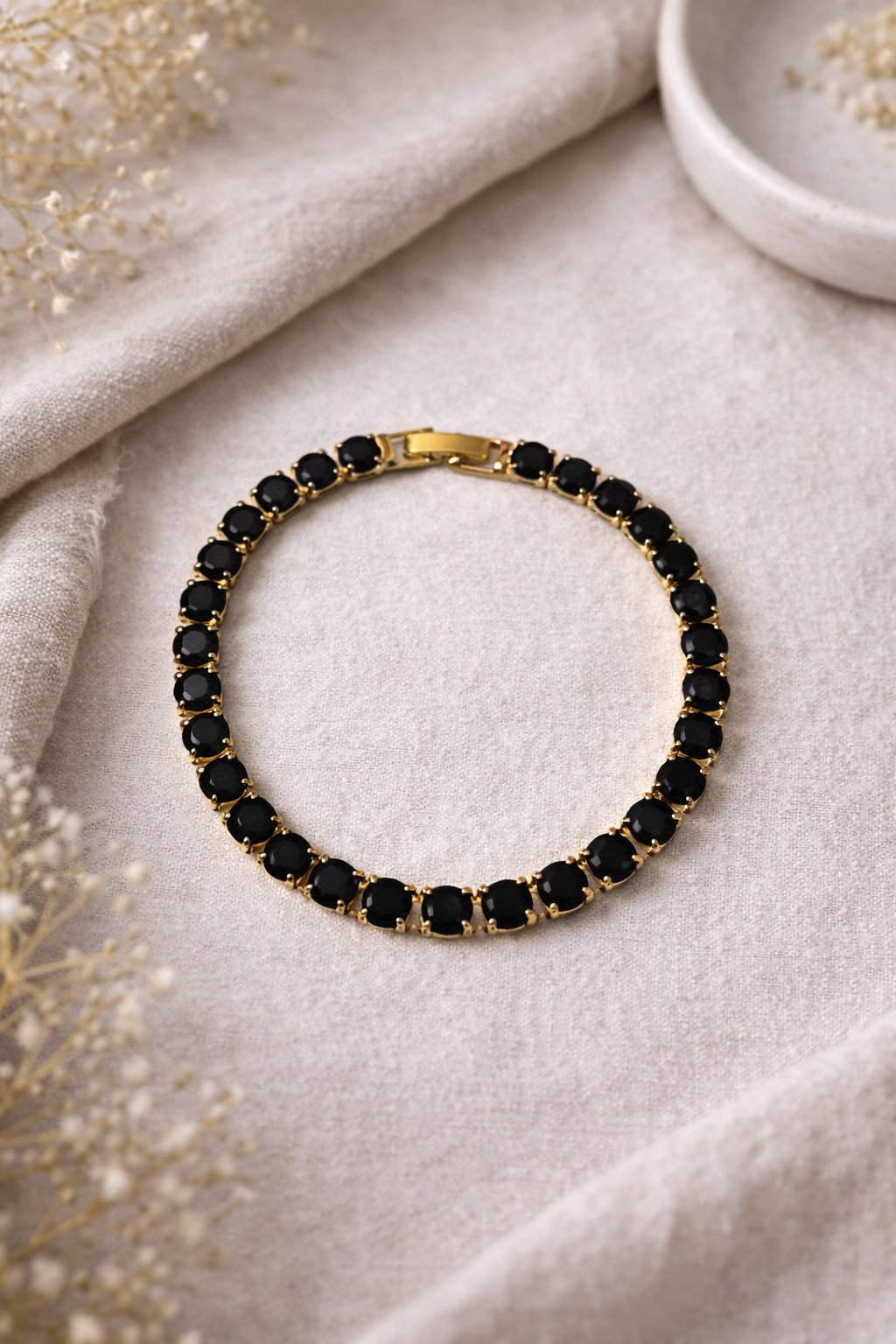 Midnight Luxe Tennis Bracelet