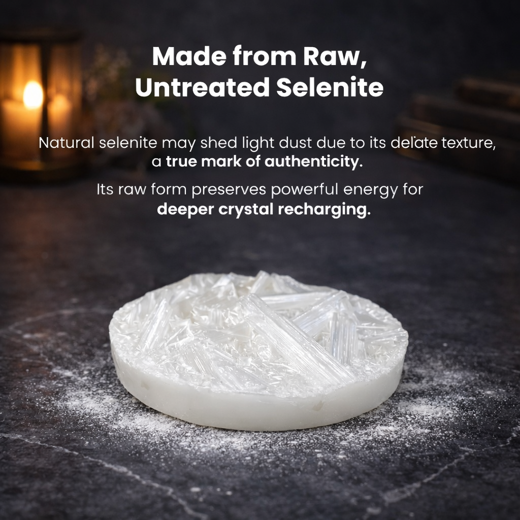 Raw Selenite Plate