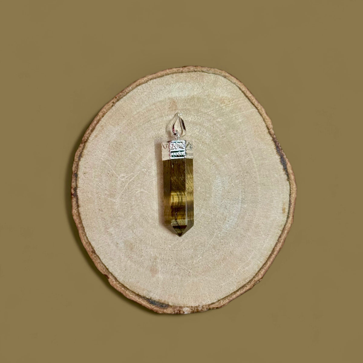 Tiger Eye Pencil Pendant