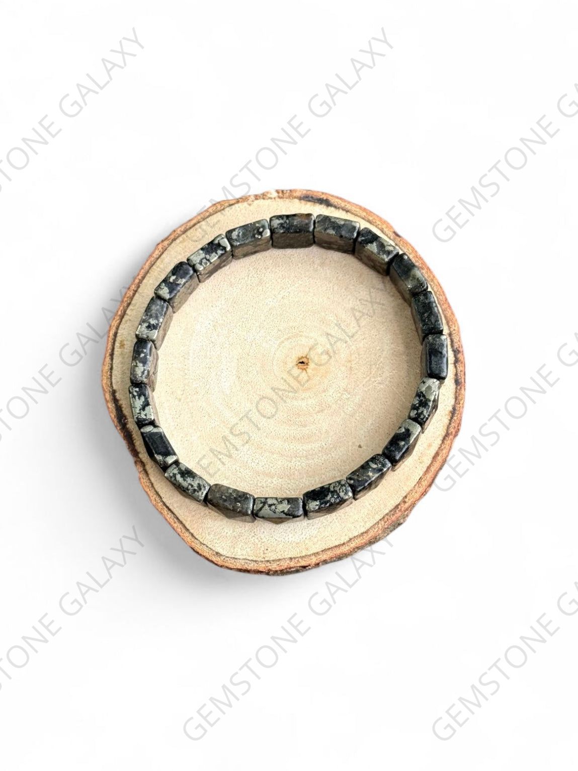 Pyrite Square Cut Bracelet