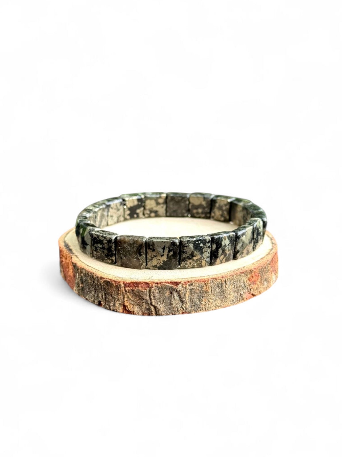 Pyrite Square Cut Bracelet