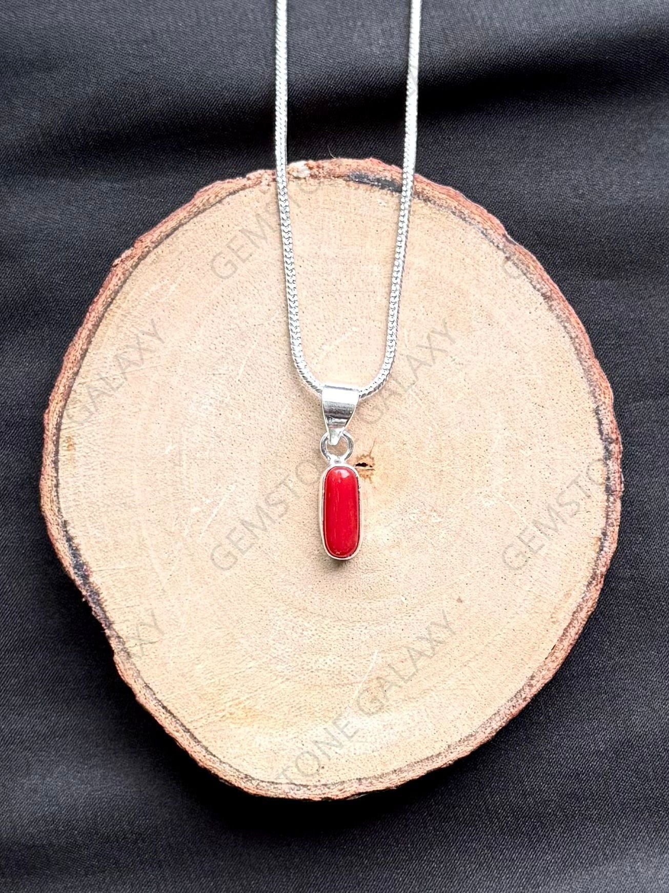 Red Coral (Moonga) Pendant