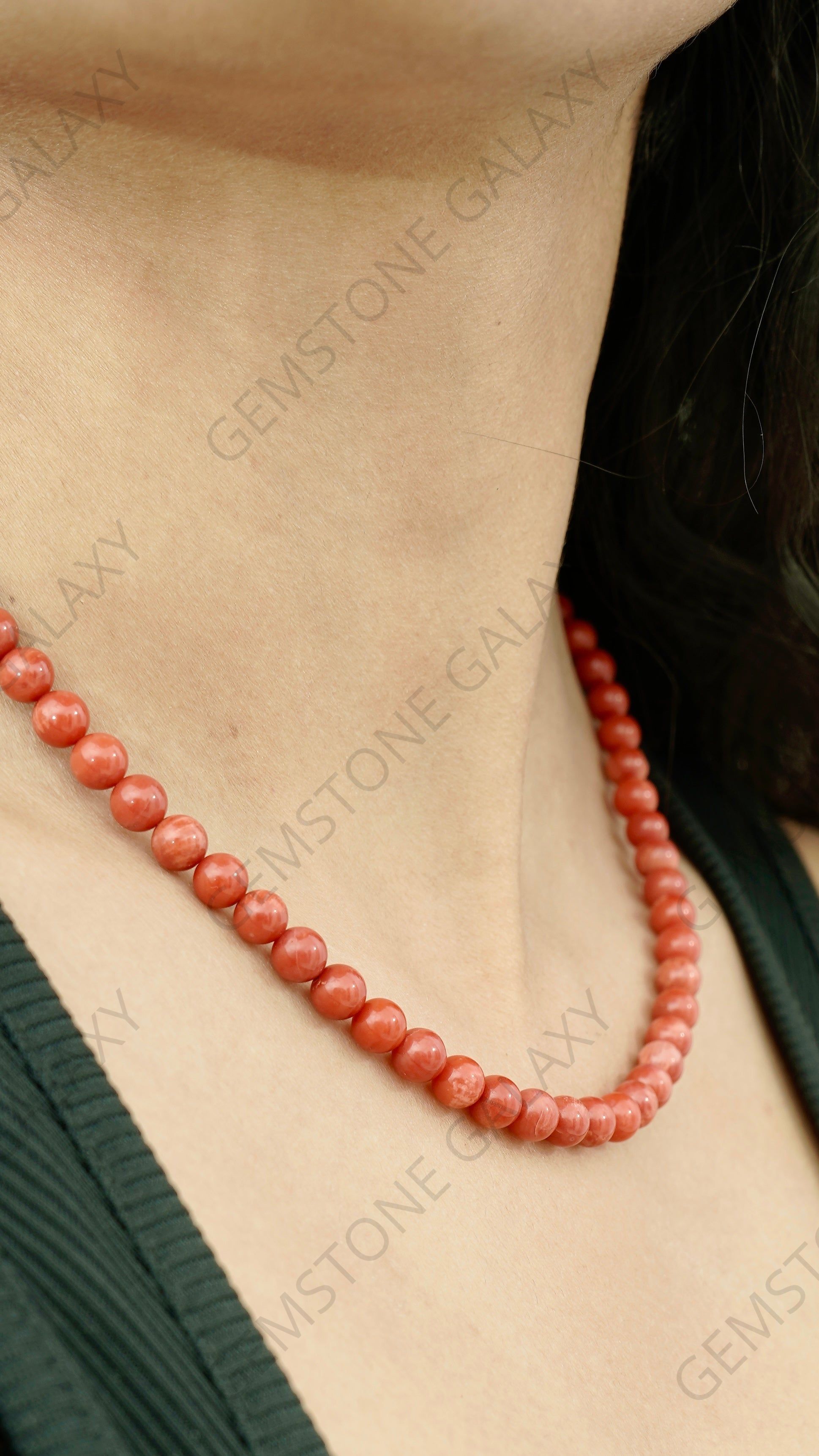 Red Coral (Moonga) Necklace
