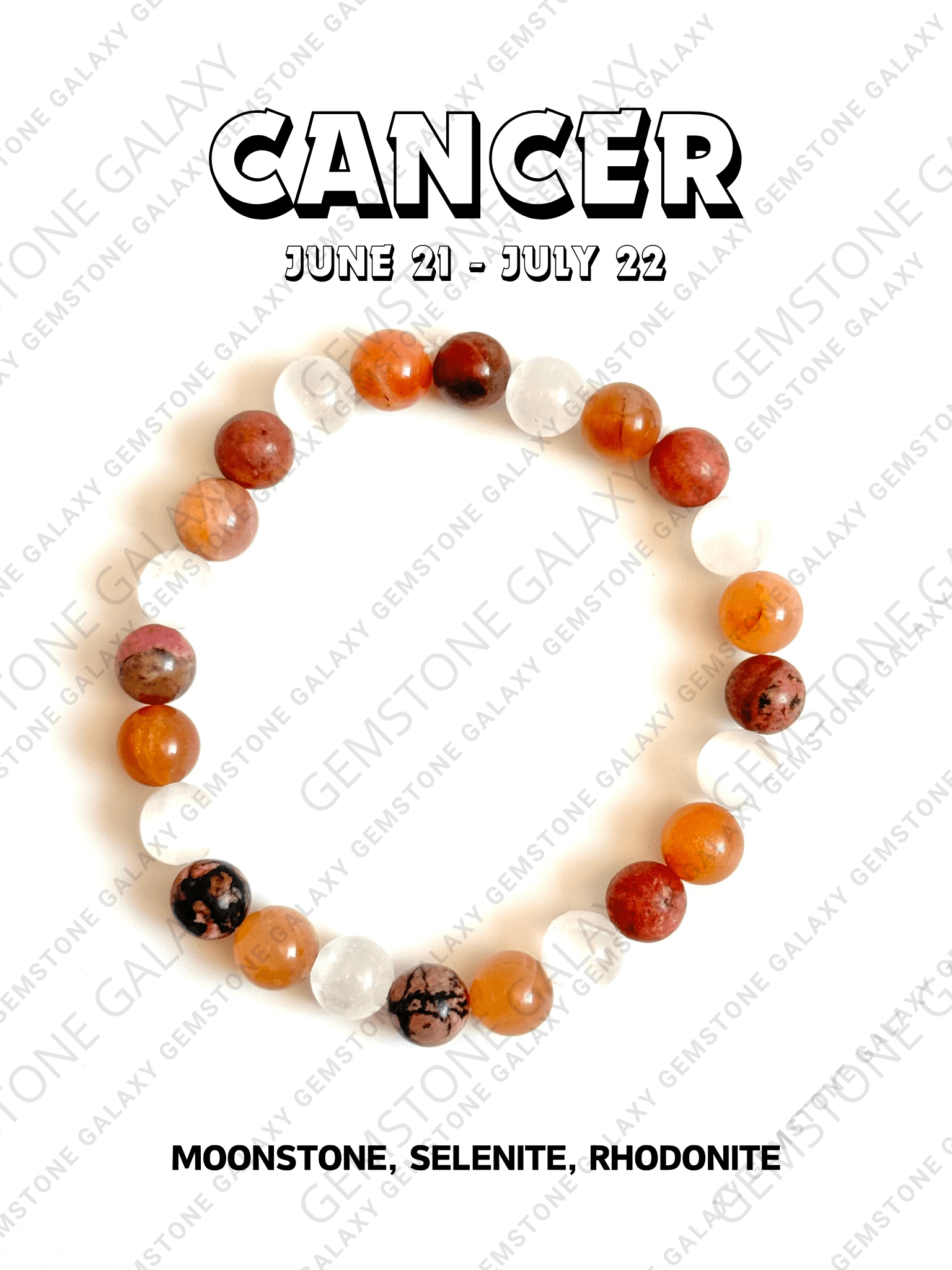 Cancer Zodiac Bracelet (कर्क राशि)