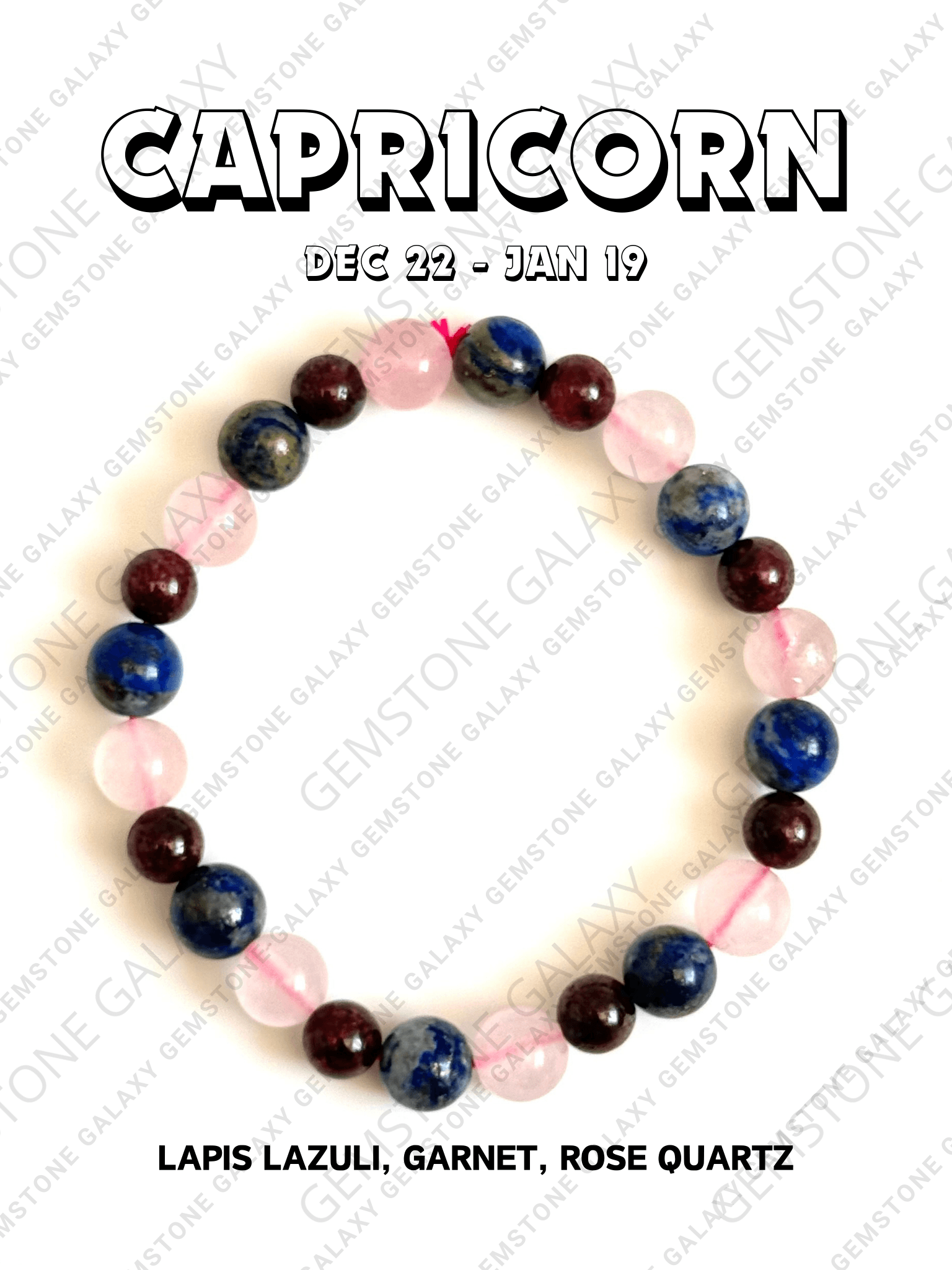 Capricorn Zodiac Bracelet (मकर राशि)