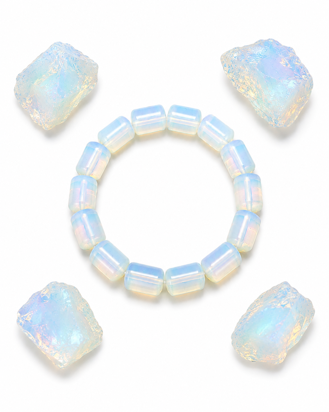Opalite Tube Bracelet