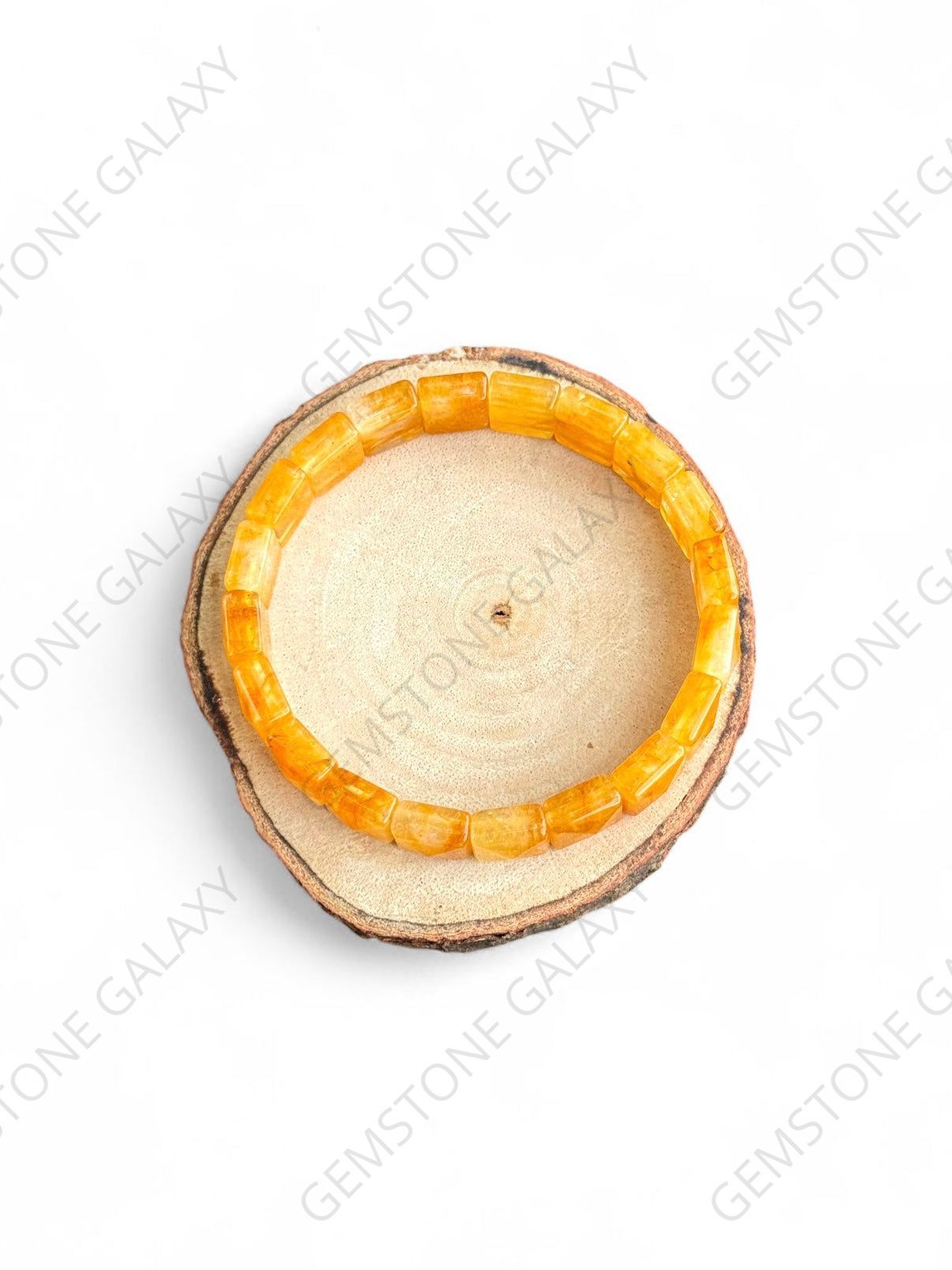 Citrine Square Cut Bracelet