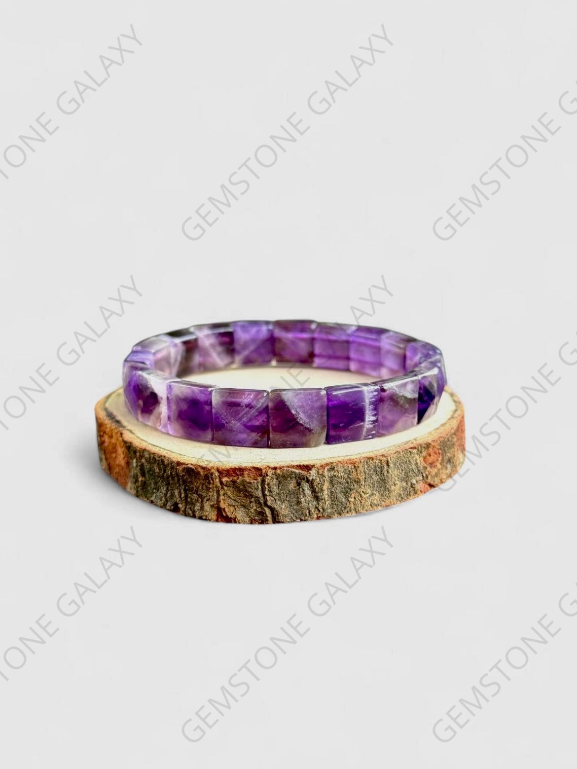Amethyst Square Cut Bracelet