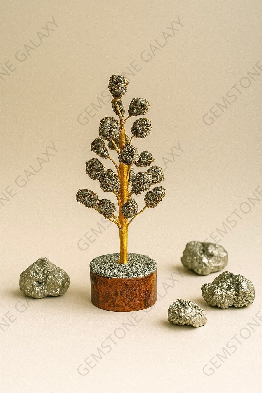 Raw Pyrite Tree