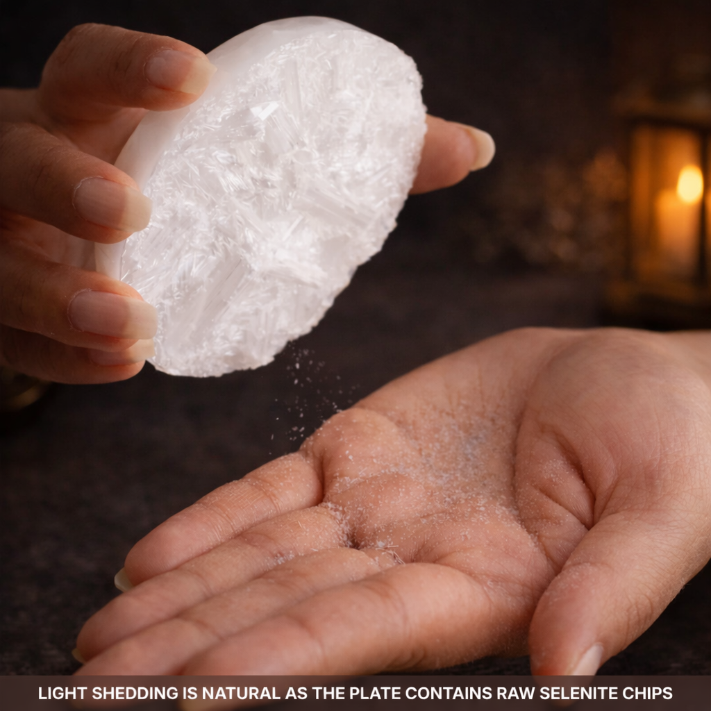 Raw Selenite Plate