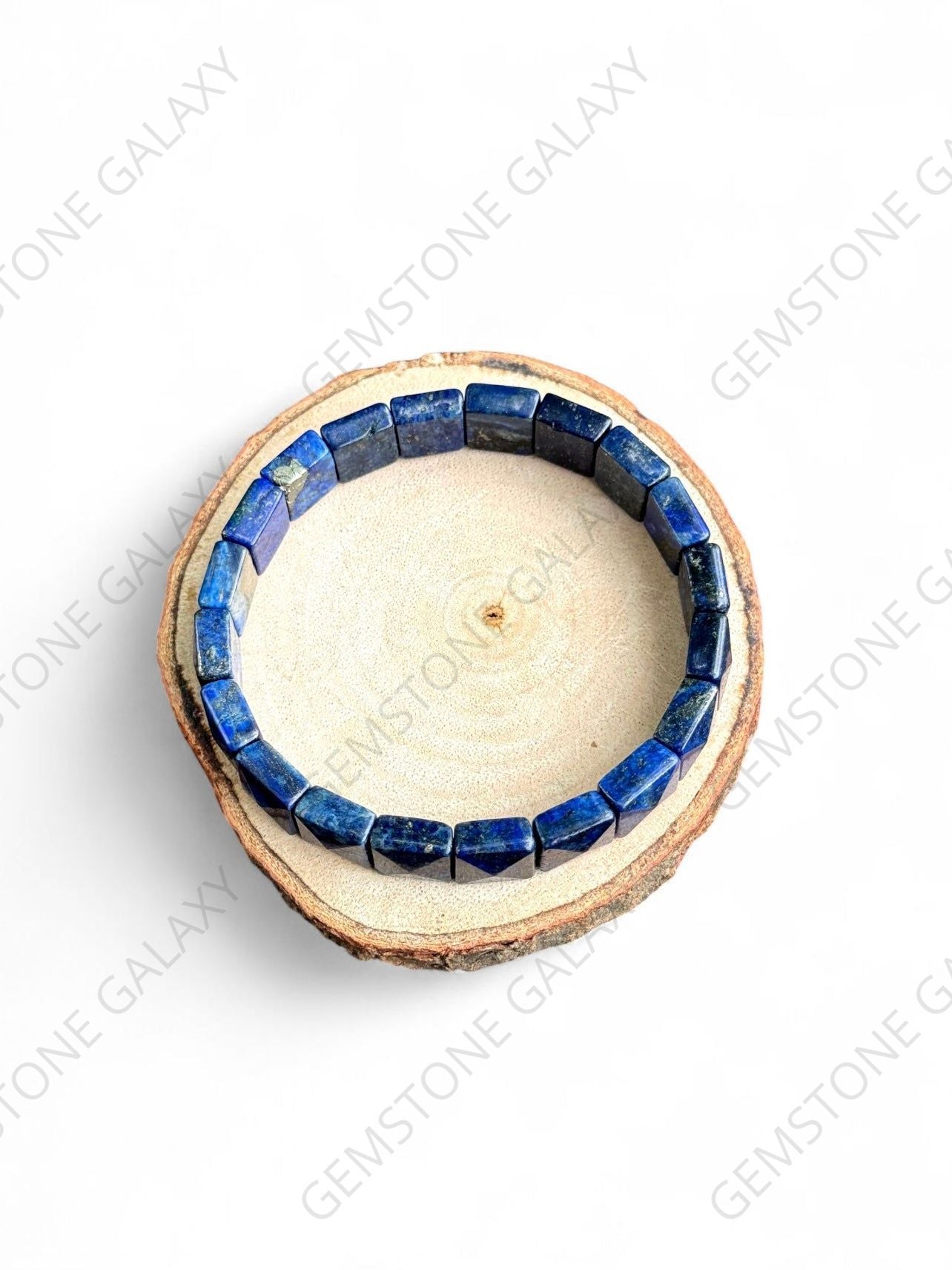 Lapis Lazuli Square Cut Bracelet