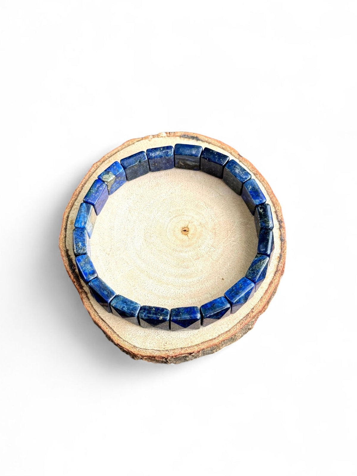 Lapis Lazuli Square Cut Bracelet