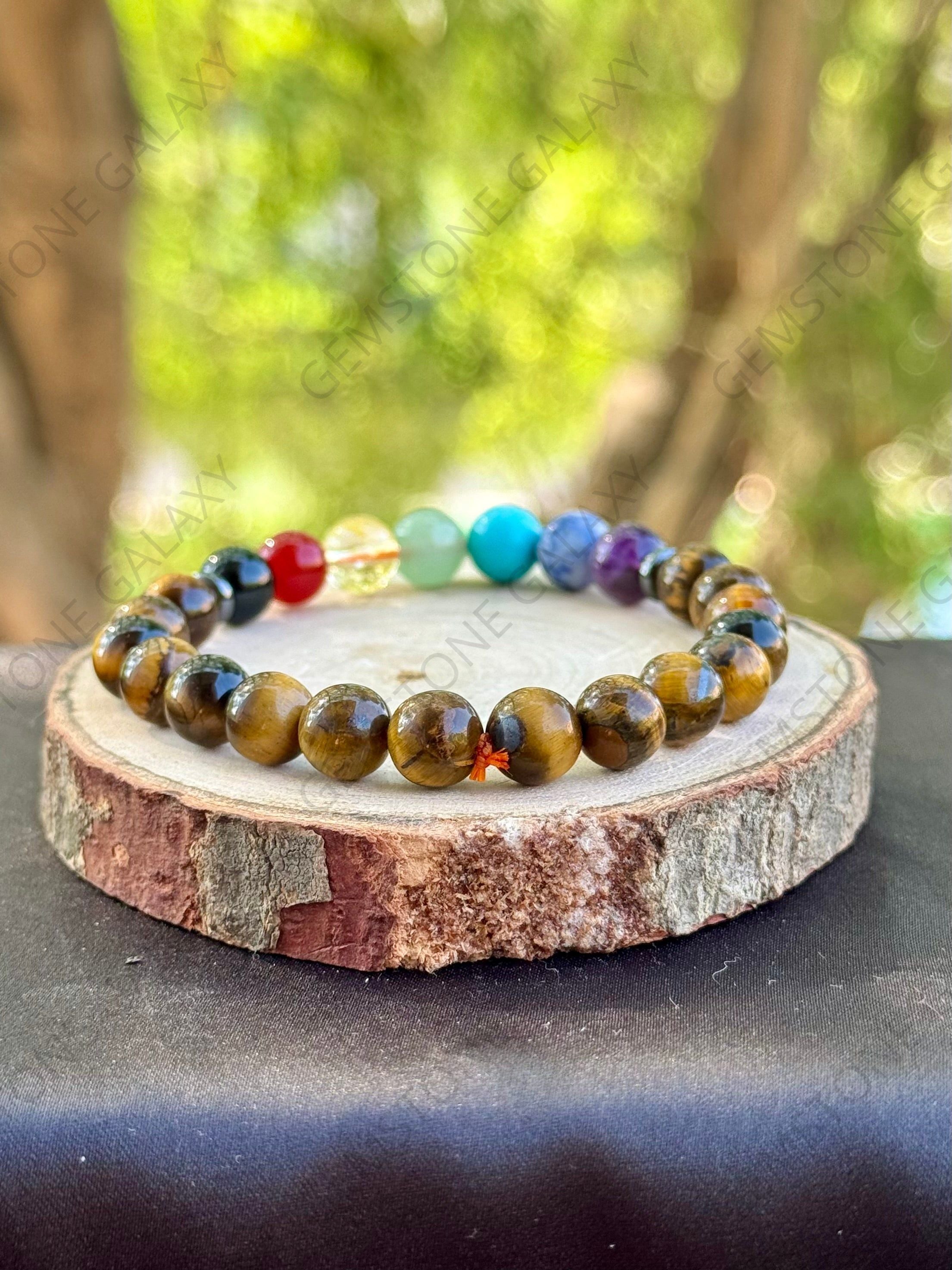 7 Chakra - Tiger Eye Bracelet
