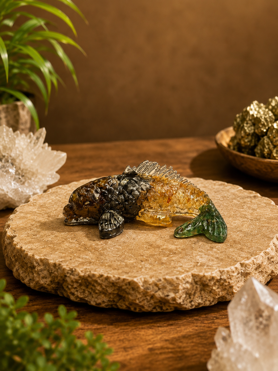 Dhan Yog Fish (Natural Crystal Fish for Wealth & Prosperity)