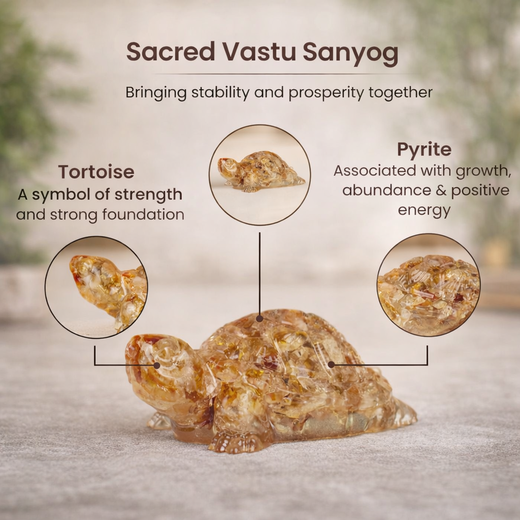 Vastu Citrine Tortoise (Kachhua)