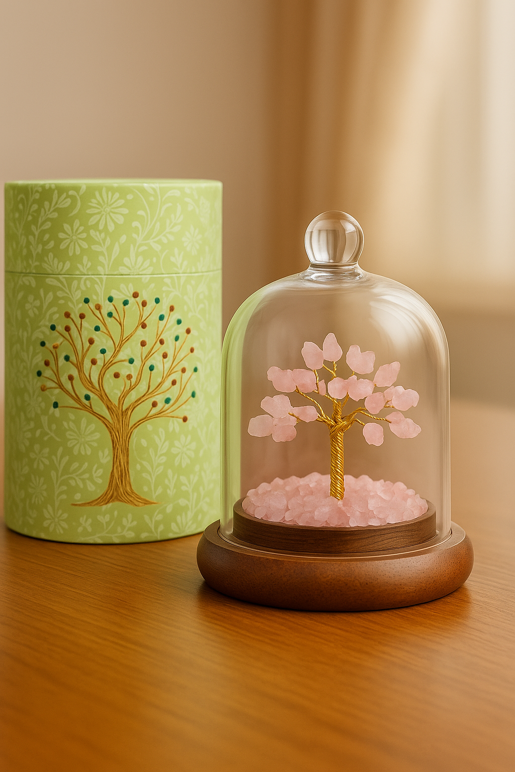 Rose Quartz Dome Tree