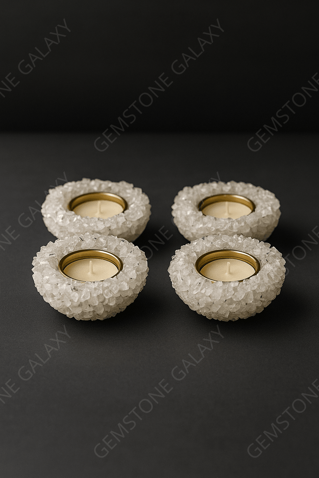 Moonstone Crystal Candle Holder