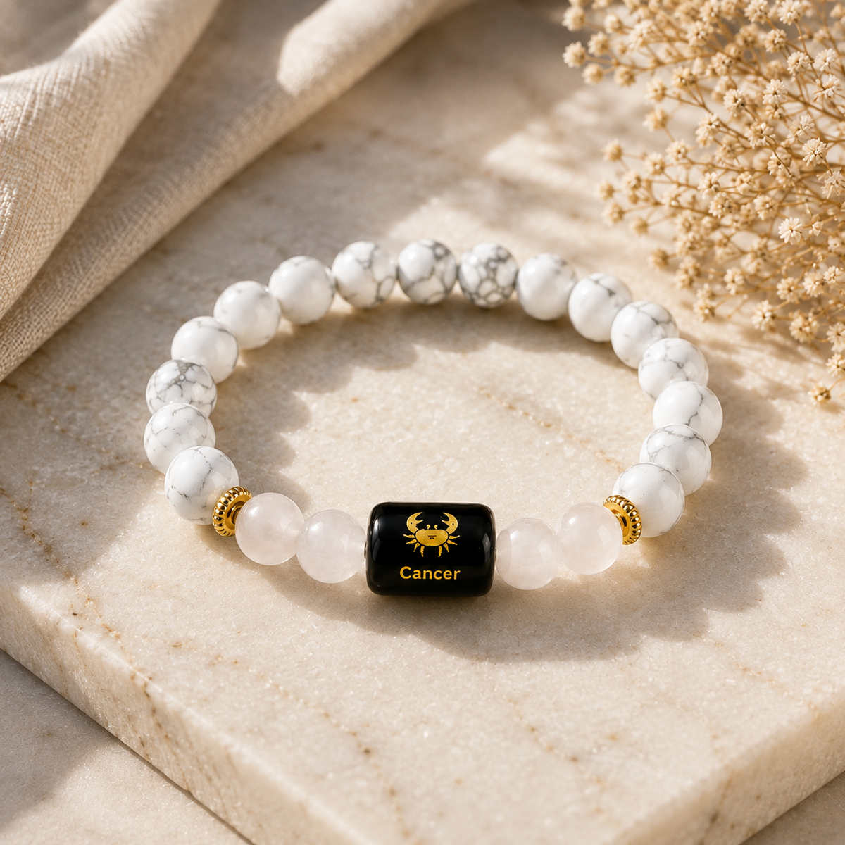 Cancer Zodiac Bracelet (कर्क राशि)