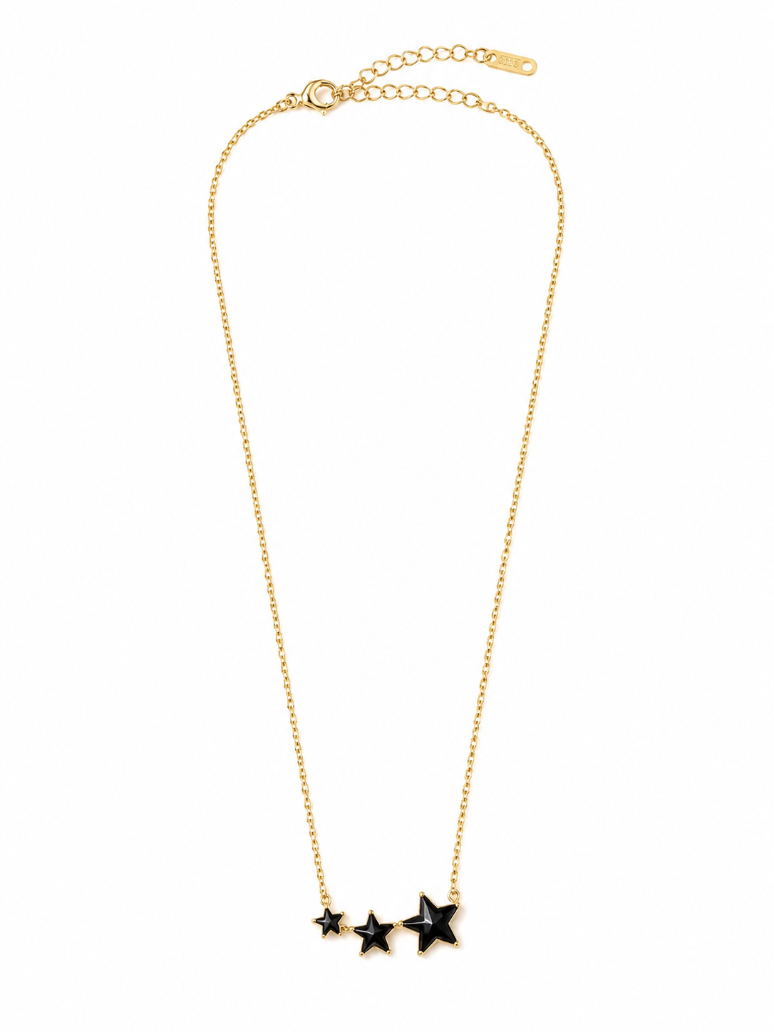 Midnight Trio Star Necklace